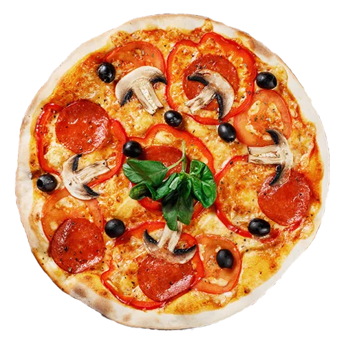 Pizza Funghi Salami
